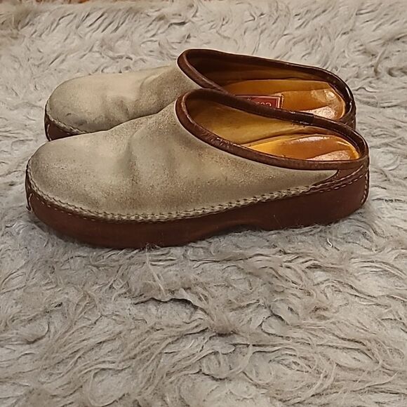 Cole Haan country f8910 slip on tan and brown‎ mules womens size 7 1/2 - Picture 3 of 9